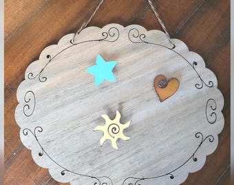 Rustic Farmhouse Galvanized Memo Board