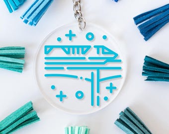 Monorail Keychain