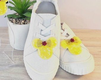 Belle Beauty and the Beast Shoe Clips & Hair Clips