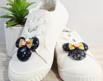 Snow White's Apple Sequin Mouse Head Shoe & Hair Clips