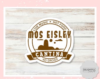 Mos Eisley Cantina Sticker - Galaxy's Edge Inspired
