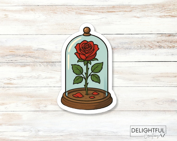 Featured listing image: Enchanted Rose Sticker