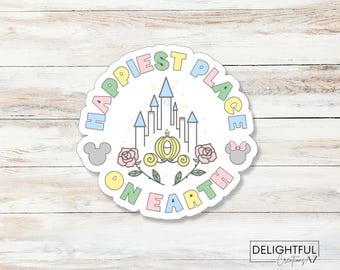 Happiest Place on Earth Sticker