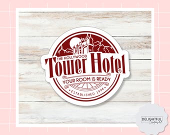 Hollywood Tower Hotel Sticker - Tower of Terror - Twilight Zone