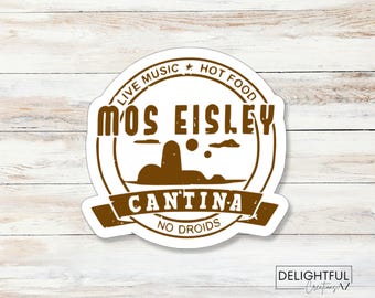 Mos Eisley Cantina Sticker - Galaxy's Edge Inspired