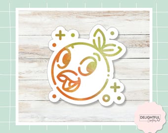 Orange Bird Sticker - Sunshine Tree Terrace