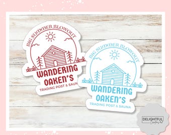 Wandering Oaken Trading Post & Sauna Sticker - Big Summer Blowout