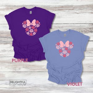 Minnie Mouse Roses Shirt | Disney Vacation Tee image 2