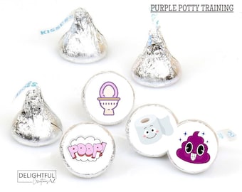 Colorful Potty Training Stickers Set