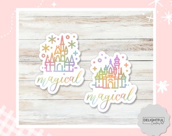 Magical Castle Sticker - Fantasyland inspired