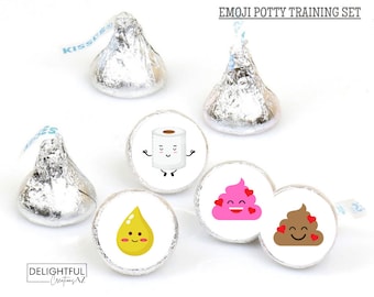 Emoji Potty Training Stickers