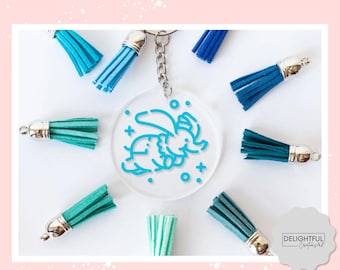 Dumbo Keychain • Choose your color • Fantasyland Bag Charm • Disneyland Bag Tag • Magic Kingdom