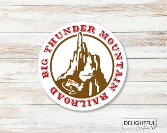 Big Thunder Mountain Railroad Sticker