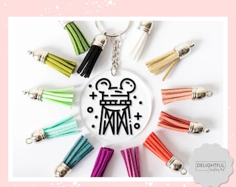 Earful Tower Keychain • Choose your color • Hollywood Studios Inspired Bag Charm