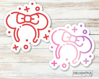 Minnie Ears Sticker
