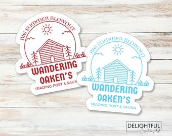 Wandering Oaken Trading Post & Sauna Sticker - Big Summer Blowout