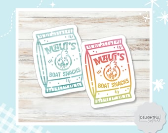 Maui's Boat Snack Sticker - Moana inspired