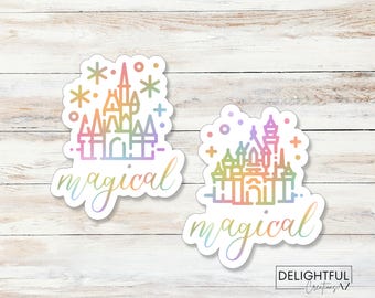 Magical Castle Sticker - Fantasyland inspired