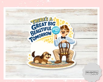 Carousel of Progress • John & Rover • Tomorrowland Sticker • Ride Attraction Decal