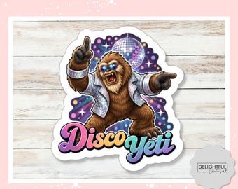 Disco Yeti Sticker - Expedition Everest - Animal Kingdom