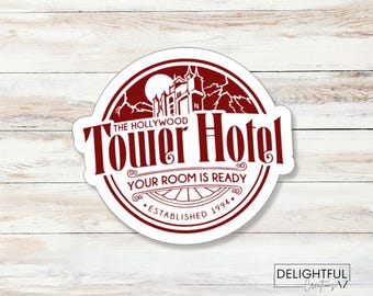 Hollywood Tower Hotel Sticker - Tower of Terror - Twilight Zone