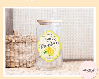 When Life Gives You Lemons Make Vodkae | Libbey Glass 16 oz Cup