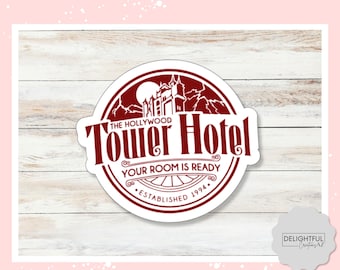 Hollywood Tower Hotel Sticker - Tower of Terror - Twilight Zone
