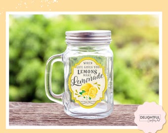 When Life Gives You Lemons Make Lemonade | 16 oz Mason Jar Mug