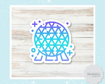Spaceship Earth Sticker
