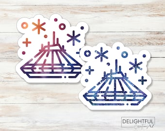 Space Mountain Sticker