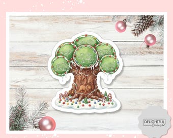 Tree of Life Gingerbread Sticker * Disney Animal Kingdom * Christmas Vinyl Decal