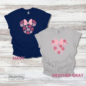 Minnie Mouse Roses Shirt | Disney Vacation Tee image 3