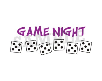 Download Game Night Svg Etsy