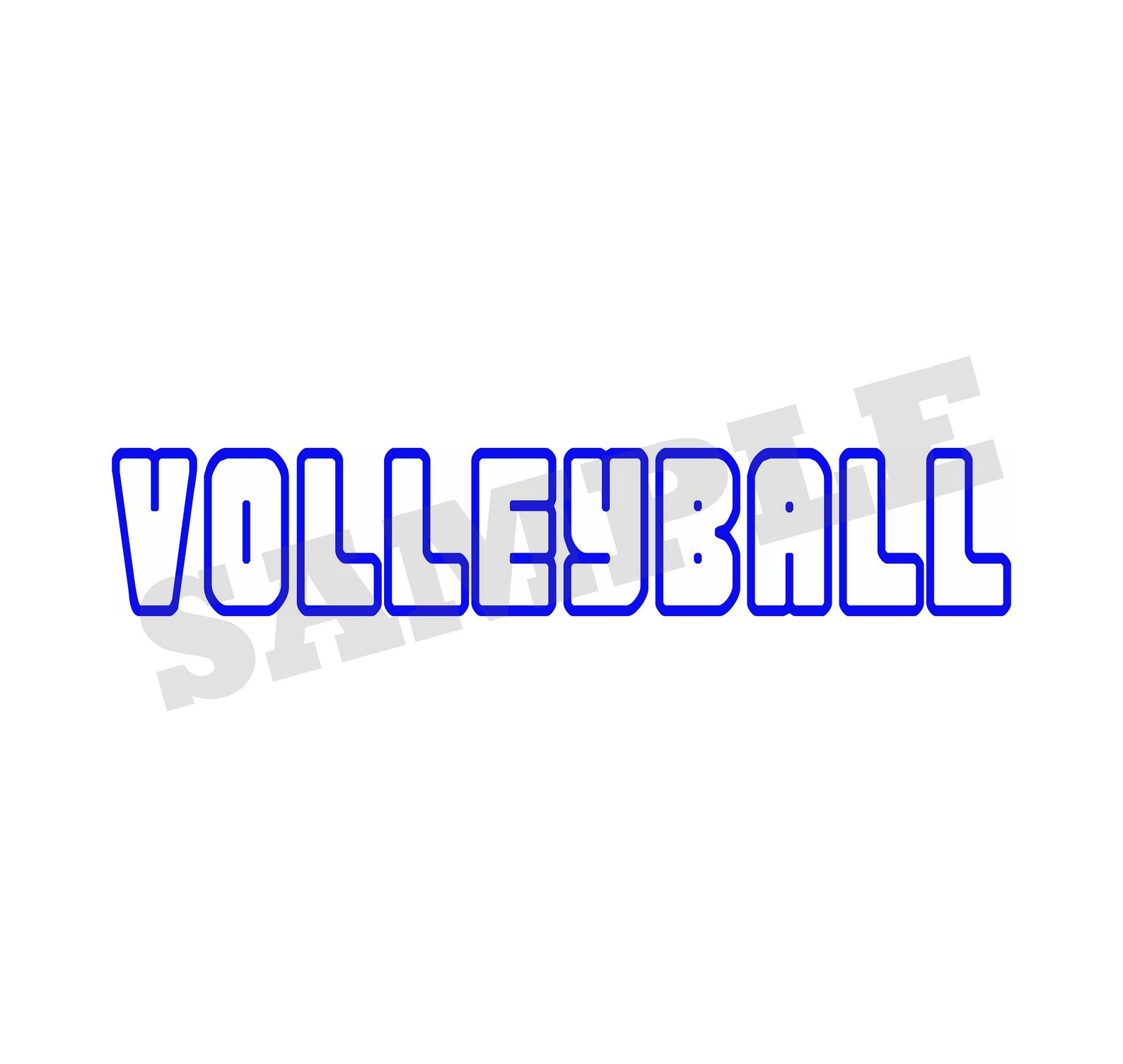 Volleyball Open Letters SVG DXF Graphic Art Cut Files Etsy