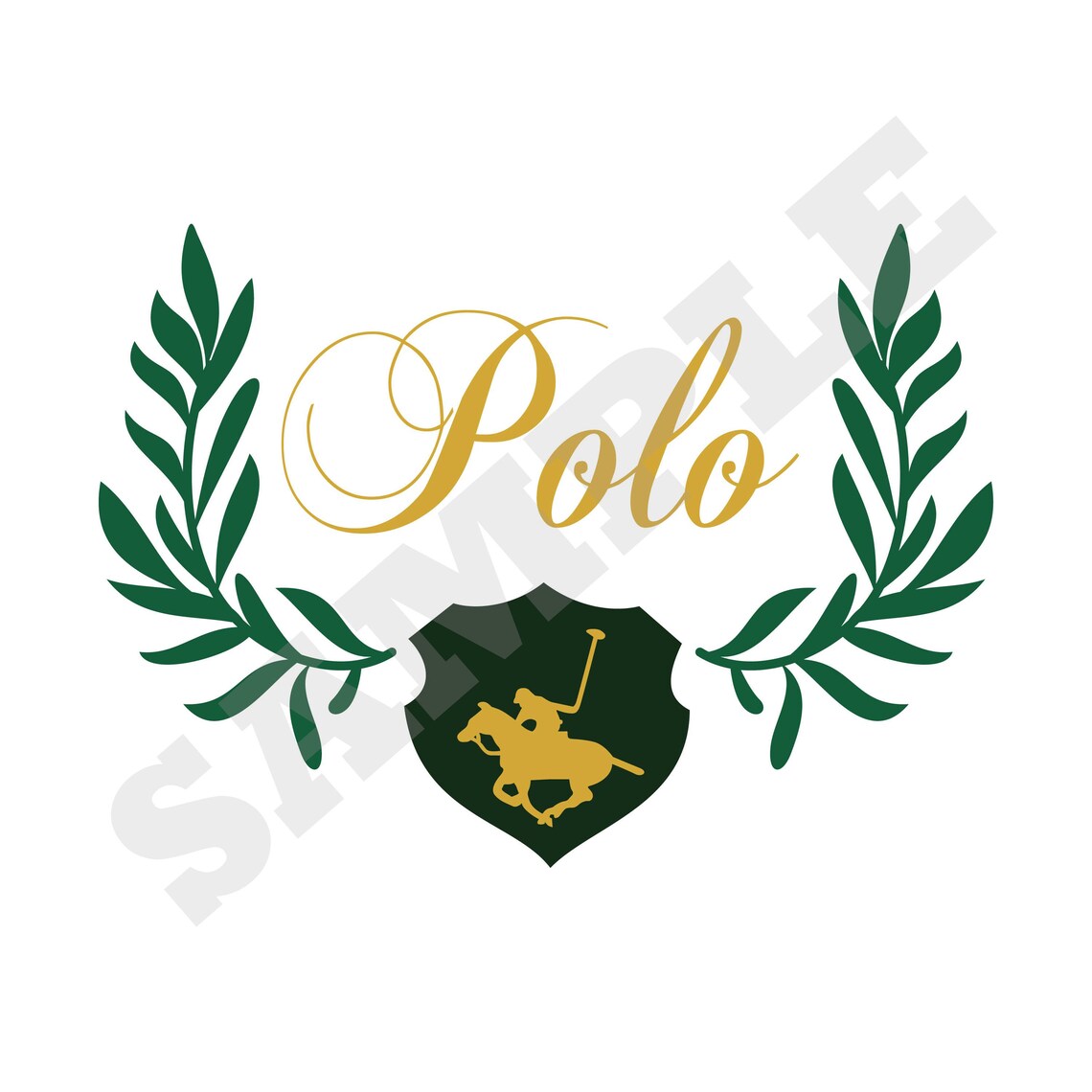 Polo Crest SVG DXF Graphic Art Cut Files | Etsy