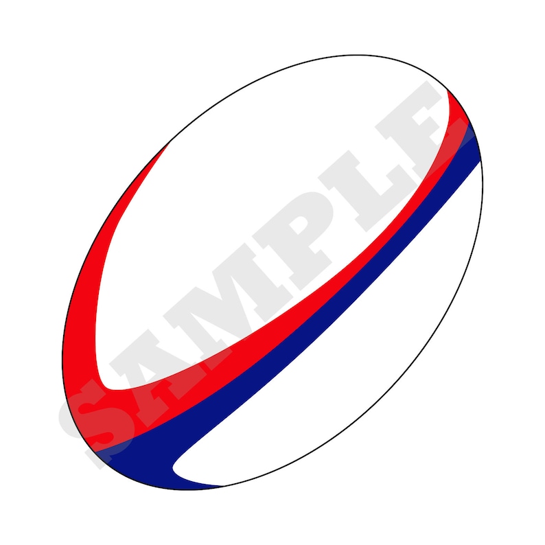 Rugby Ball SVG DXF Graphic Art Cut Files | Etsy