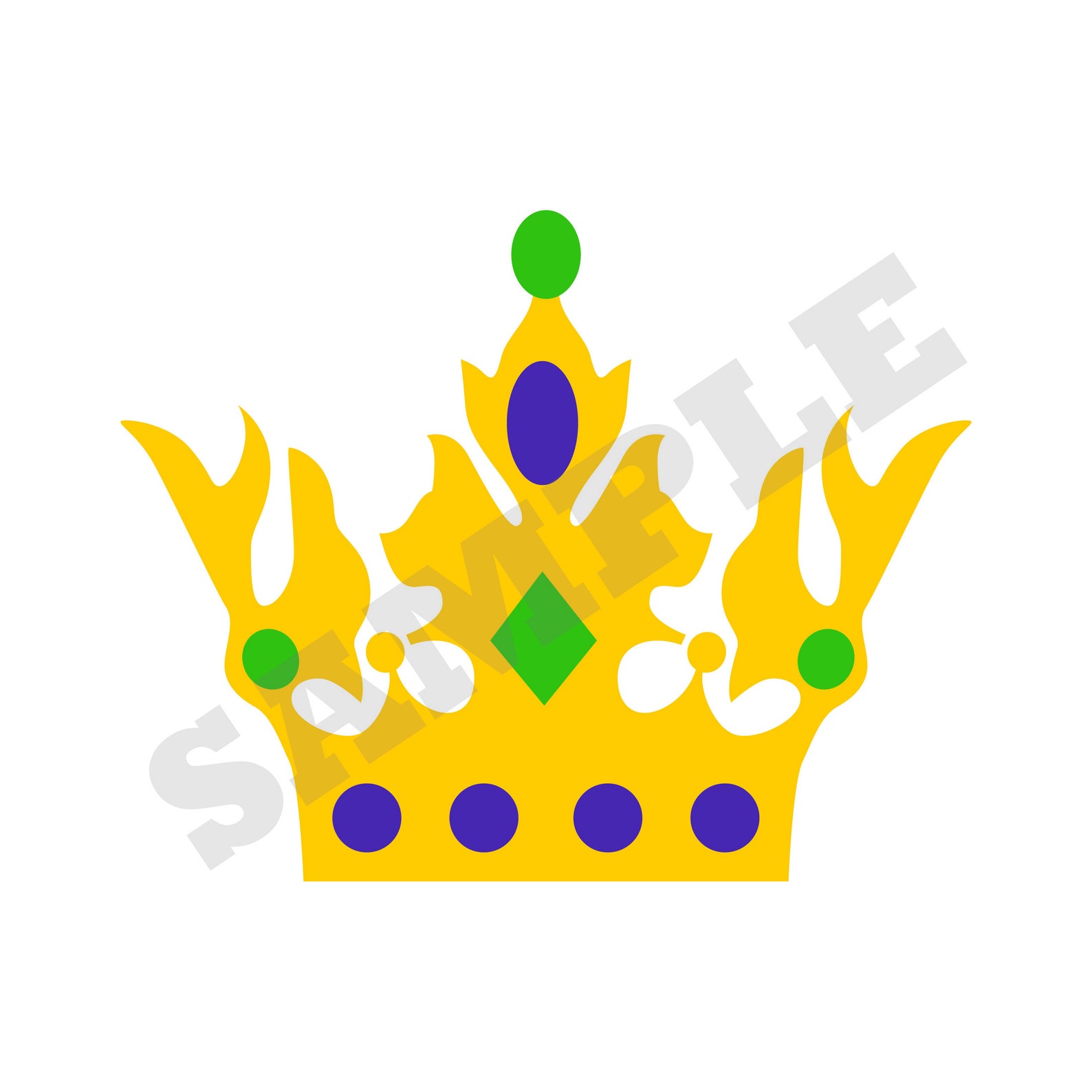 mardi gras crown svg free