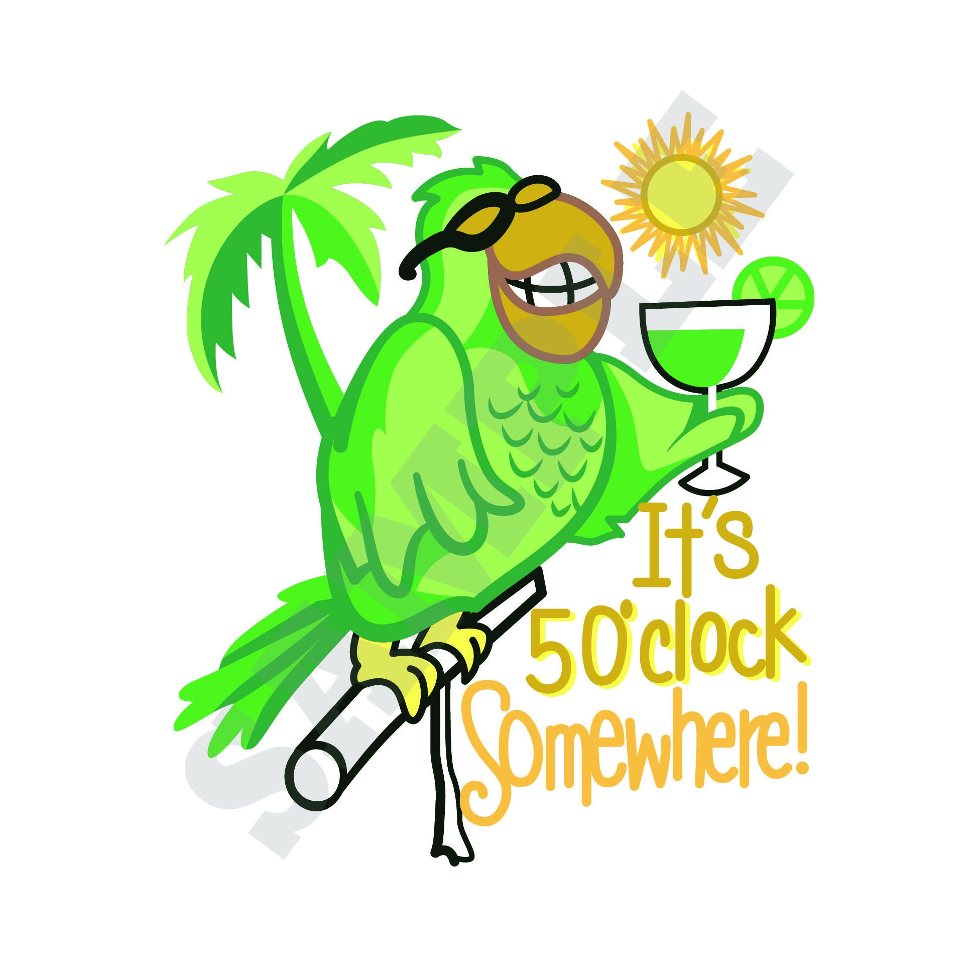 It's 5 O'clock Somewhere Printable