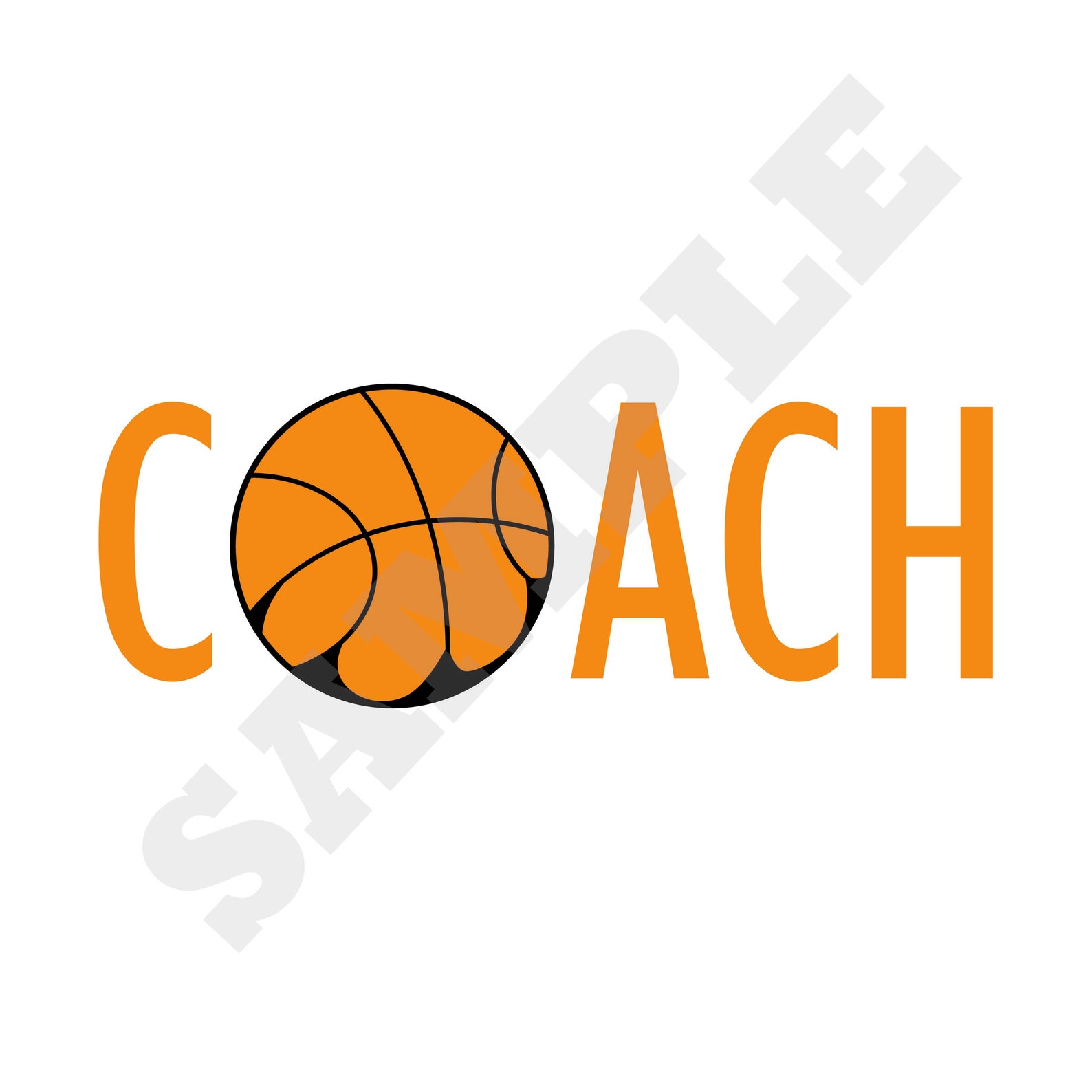 Basketball Coach SVG DXF Graphic Art Cut Files | Etsy