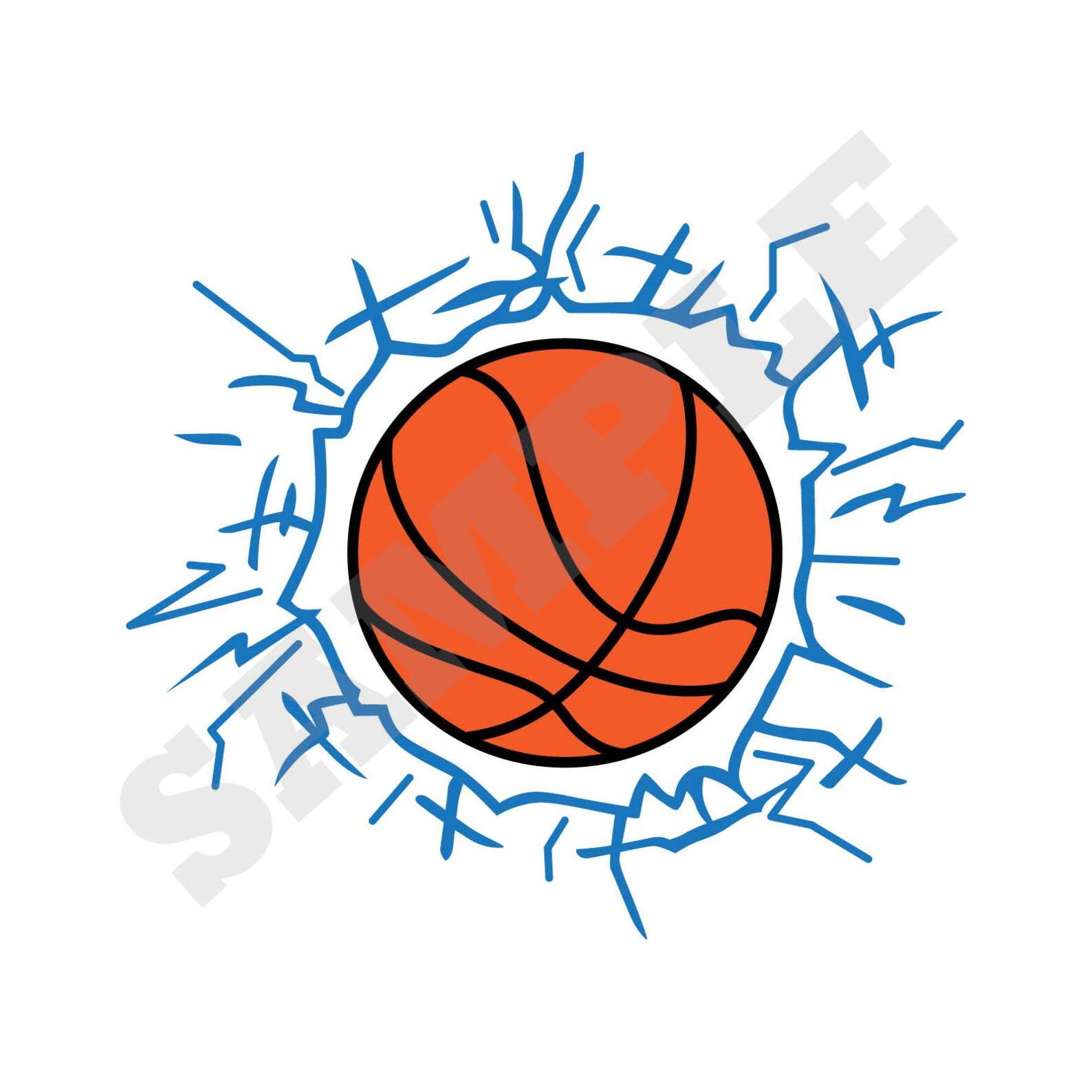 shattered backboard ebay