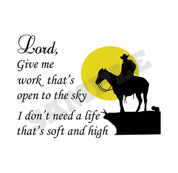 Cowboy Prayer SVG