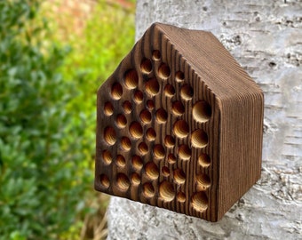 Mini Bee Hotel |  Mini Bee House | Insect Home | Garden Decoration | Nature Sanctuary | Garden Ornament