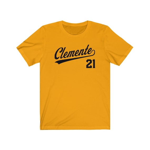 GraficoandCo Clemente Shirt | Retire 21 Shirt | Roberto Clemente | Unisex Jersey Short Sleeve Tee