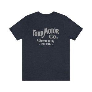 Ford T Shirt | Vintage Ford Logo Shirt | Car Tee | Unisex Jersey Short Sleeve Tee