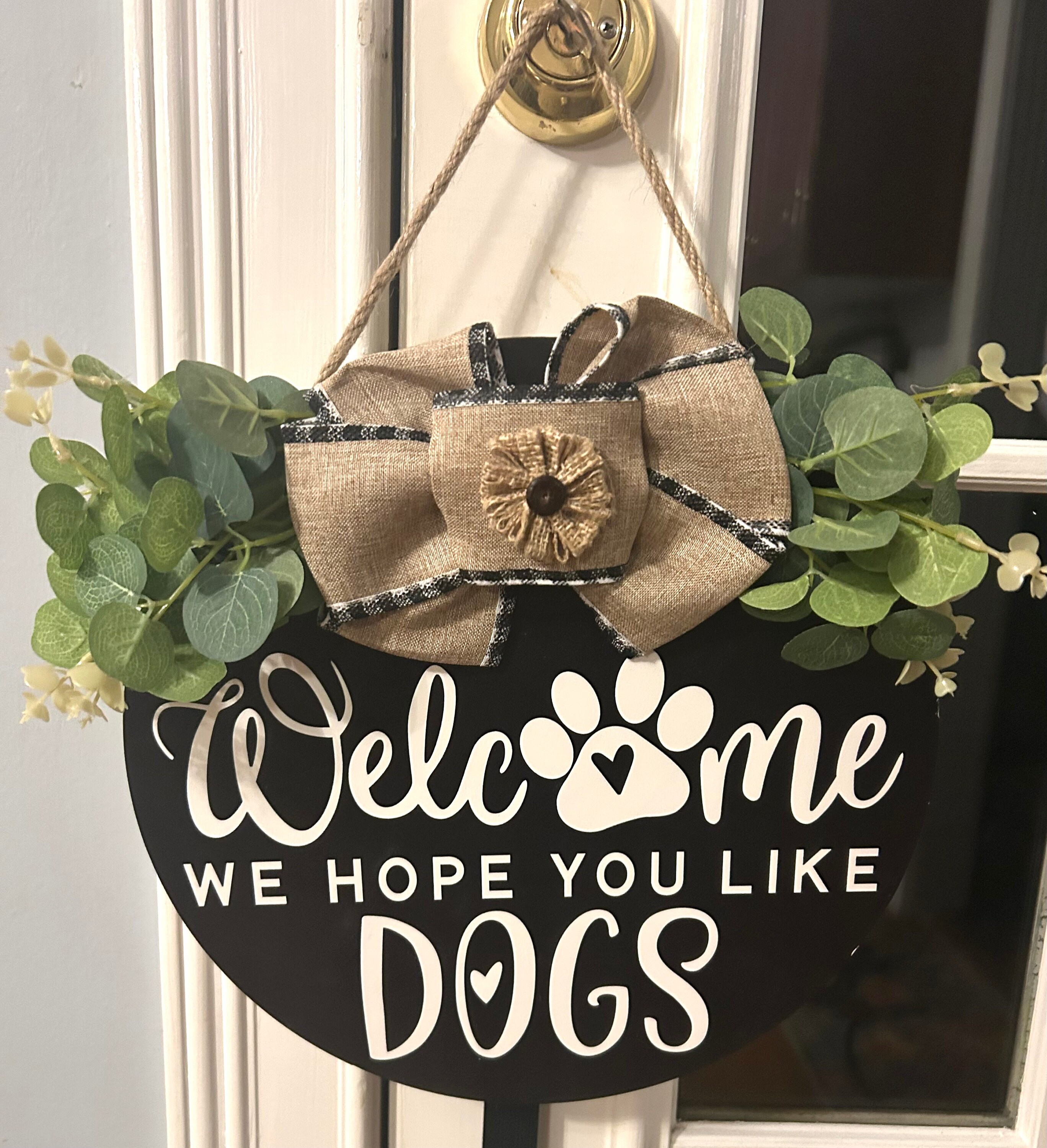 We Hope You Like Dogs Door Hanger - Etsy