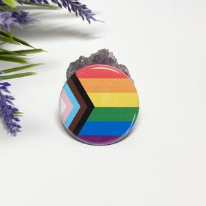 Inclusivity Flag Button, Gay Pride Button, Inclusivity Flag Pin, Gay Pride Pin, Gay Pride Pinback Button, Inclusivity Pinback Button