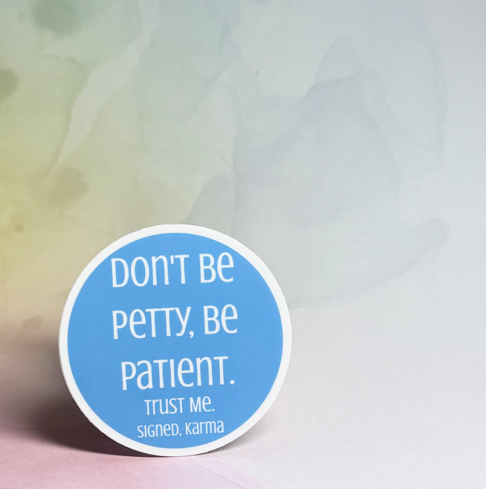 Karma Sticker, Humorous Karma Sticker, Karma Water Bottle Sticker ...