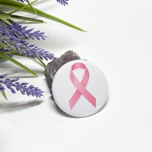 Breast Cancer Ribbon Pin, Cancer Awareness Ribbon Button, Pink Breast Cancer Ribbon, Breast Cancer Ribbon Pinback Button, Pink Ribbon Pin