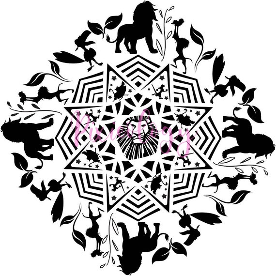 Download Lion King Mandala Svg Etsy