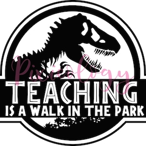 Lehrersaurus / Spaziergang im Park SVG